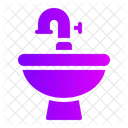 Sink Furniture And Household Water Tap Icon
