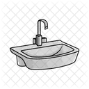 Sink Faucet Bathroom Icon