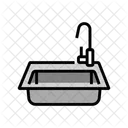 Sink Faucet Porcelain Icon