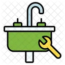 Sink Faucet Bathroom Icon
