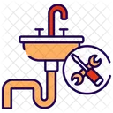 Sink repair  Icon