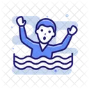 Sinking Ocean Emergency Icon