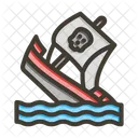 Ship Accident Water Icon