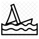 Sinking Ship Ship Ship Drowning Icon