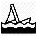 Sinking Ship Ship Ship Drowning Icon