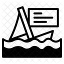 Sinking Ship Ship Ship Drowning Icon