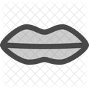 Sinnlich Lippen Weiblich Symbol