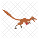 Sinornithosaurus Dinosaur Animal Icon