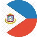Sint Maarten Bandera Icono
