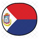 Sint Maarten Sint Maarten Flag National Flag Of Sint Maarten Icon
