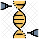 Sintese Impressao De DNA Genomica Ícone