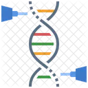 Sintese Impressao De DNA Genomica Ícone