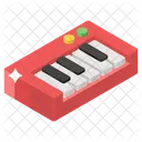 Piano Instrumento Electrico Sintetizador De Teclado Icono