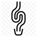 Schlauch Wein Abfullen Symbol