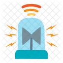 Alarme Alerta Aviso Iot Bell Sirene Luz Internet Coisas Ícone