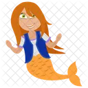 Sirene Pirate Sirene Femelle Sirene Icône