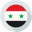 Siria Pais Bandeira Ícone