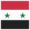 Siria Bandeira Ícone