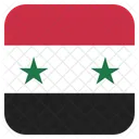 Siria Bandeira Ícone