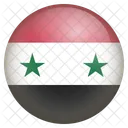 Siria Bandeira Ícone