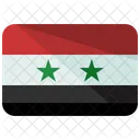 Siria Bandeira Pais Ícone