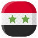 Siria Bandeira Pais Ícone