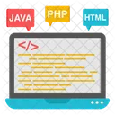 Codificacao De Sistema Programacao De Sistema Desenvolvimento De Software Ícone