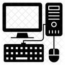 Sistema Informatico Computadora De Escritorio Estacion De Trabajo Icono