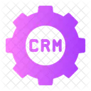 Sistema Crm Engrenagem Roda Dentada Ícone