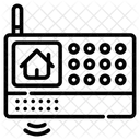 Sistema de alarme residencial  Ícone
