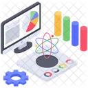 Sistema De Ciencia De Datos Analisis De Datos Visualizacion De Datos Icono