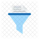 Sistema De Filtrado De Datos Filtrado Datos Icono