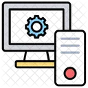 Sistema De Administracion De Base De Datos Icono
