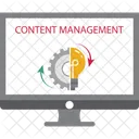 Creacion De Contenido Sistema De Gestion De Contenidos Icono