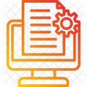 Sistema de gestión de contenidos  Icono