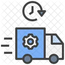Sistema De Gestion De Transporte Tms Vehiculo De Transporte Icono