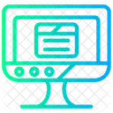 Sistema De Gestion De Aprendizaje LMS Educacion En Linea Icono