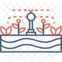 Sistema de irrigação  Ícone