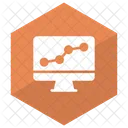Sistema De Monitoramento Graficos Relatorio Ícone