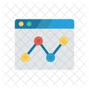 Sistema De Monitoramento Analitico Grafico Ícone