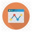 Sistema De Monitoramento Analitico Grafico Ícone