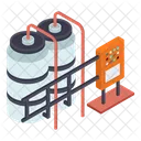 Sistema de refinación de agua  Icono