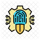 Seguranca Sistema Biometrico Ícone