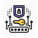Seguranca Sistema Cor Icon
