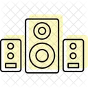 Sistema De Som Alto Falantes Audio Ícone