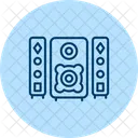 Sistema De Som Audio Alto Falante Icon