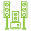 Sistema De Sonido Altavoz Musica Icono