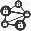 Sistema Di Blocco Blocco Della Rete Sistema Di Sicurezza Icon
