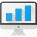 Computer Grafico Affari Icon