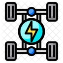 Sistema Eletronico Ev Carro Eletrico Ícone
